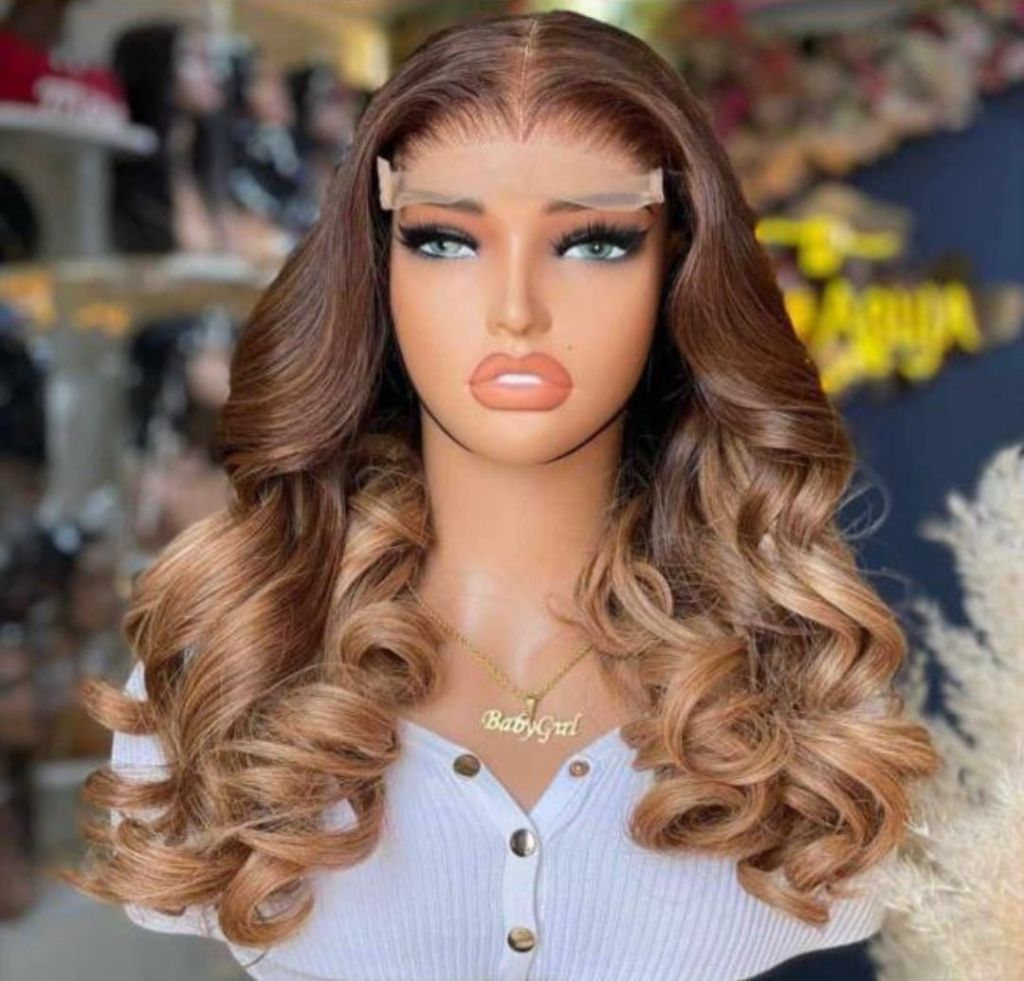 Deep wave wig Instagram post